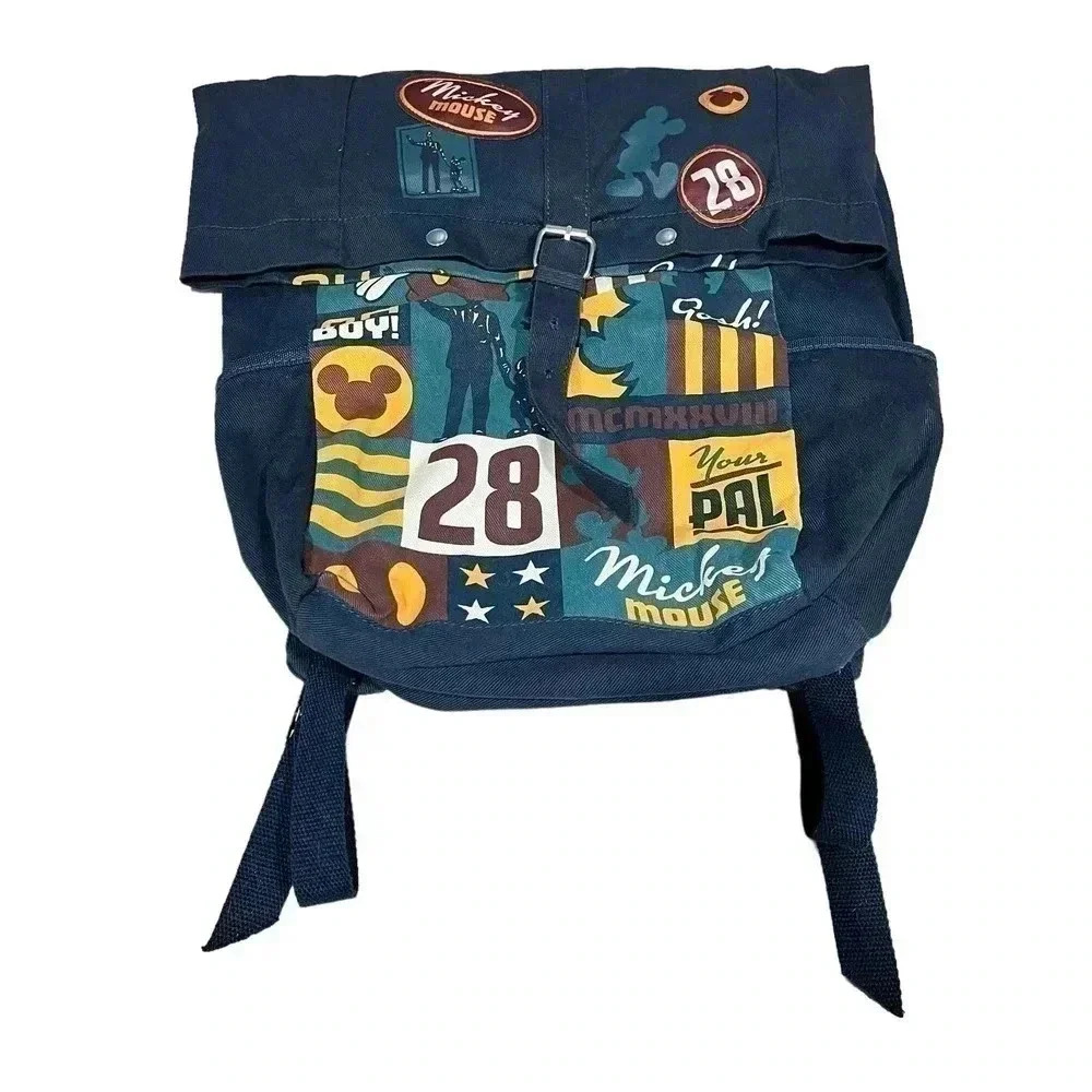 Disney Parks Mickey‎ Mouse Walt Partners Your Pal Oh Boy Gosh Canvas Backpack